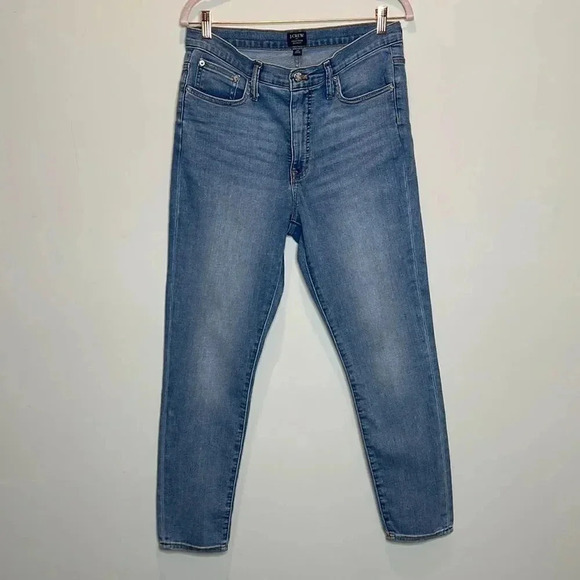 J.Crew High Rise Skinny Lite Blue Jeans - Picture 1 of 10